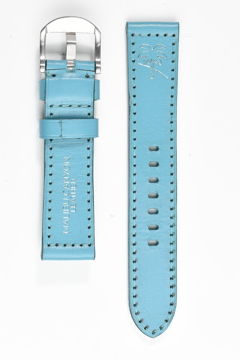 Mulholland Signature Strap – Sky Blue 22mm 130/80