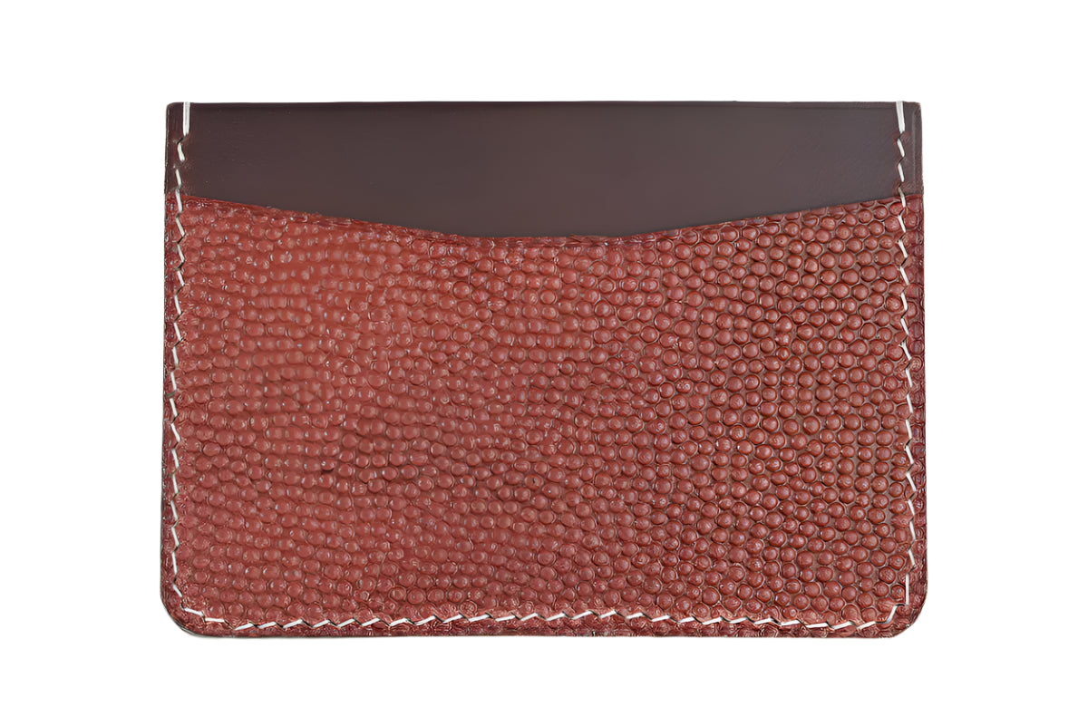 Light Horween Football Signature Cardholder