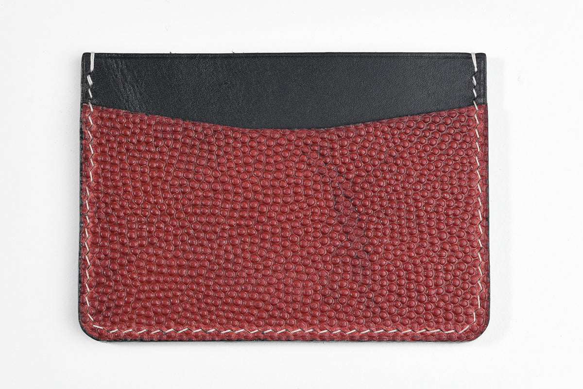 Dark Horween Football Signature Cardholder