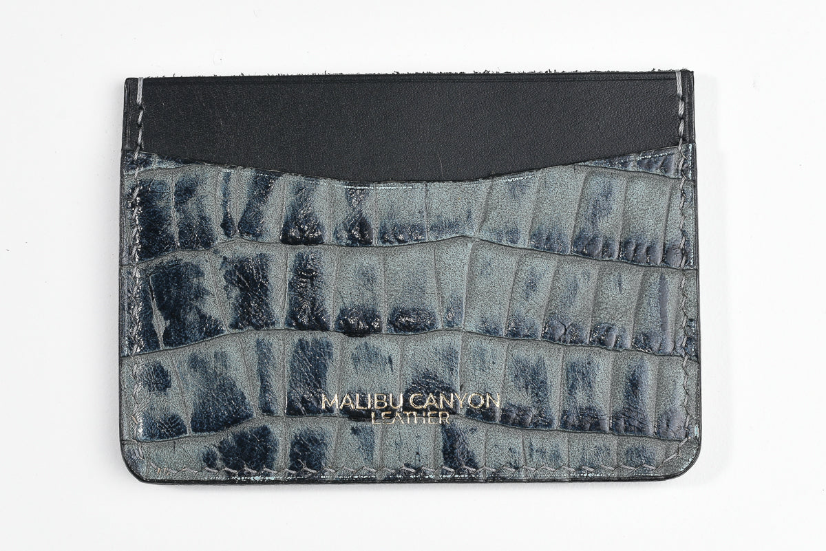Blue Alligator Signature Cardholder