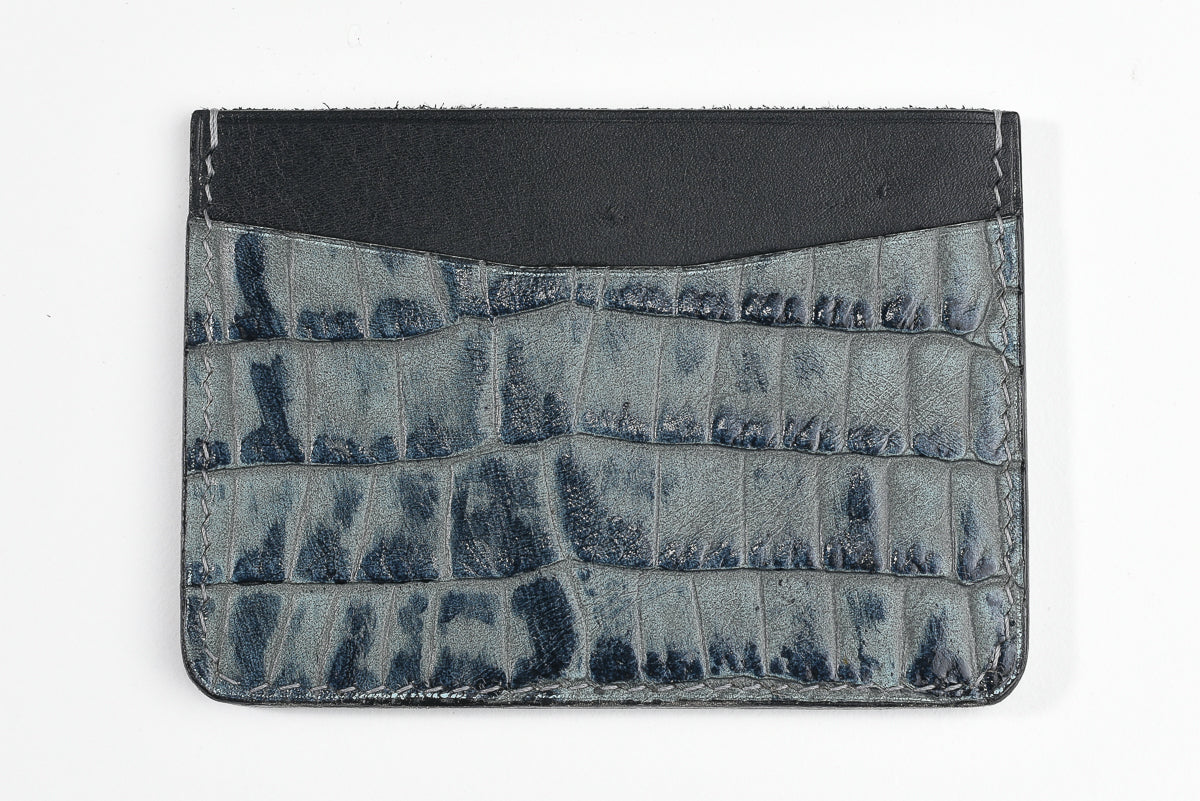 Blue Alligator Signature Cardholder