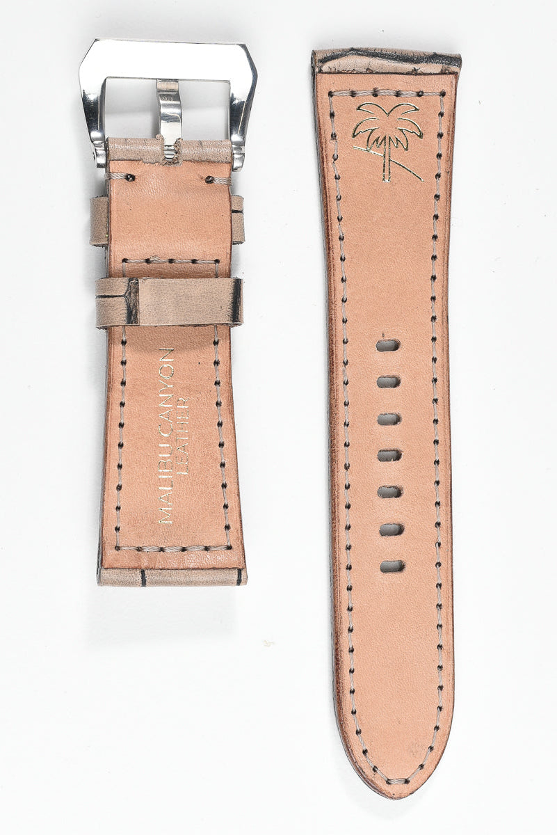 The Croc Signature Watch Strap – Bone Alligator 26mm 135/80