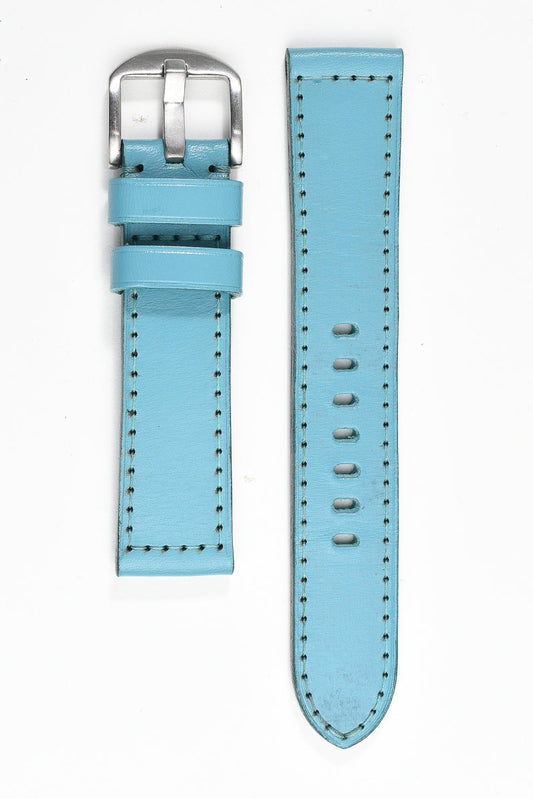 Mulholland Signature Strap – Sky Blue 22mm 130/80