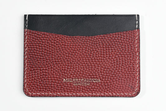 Dark Horween Football Signature Cardholder