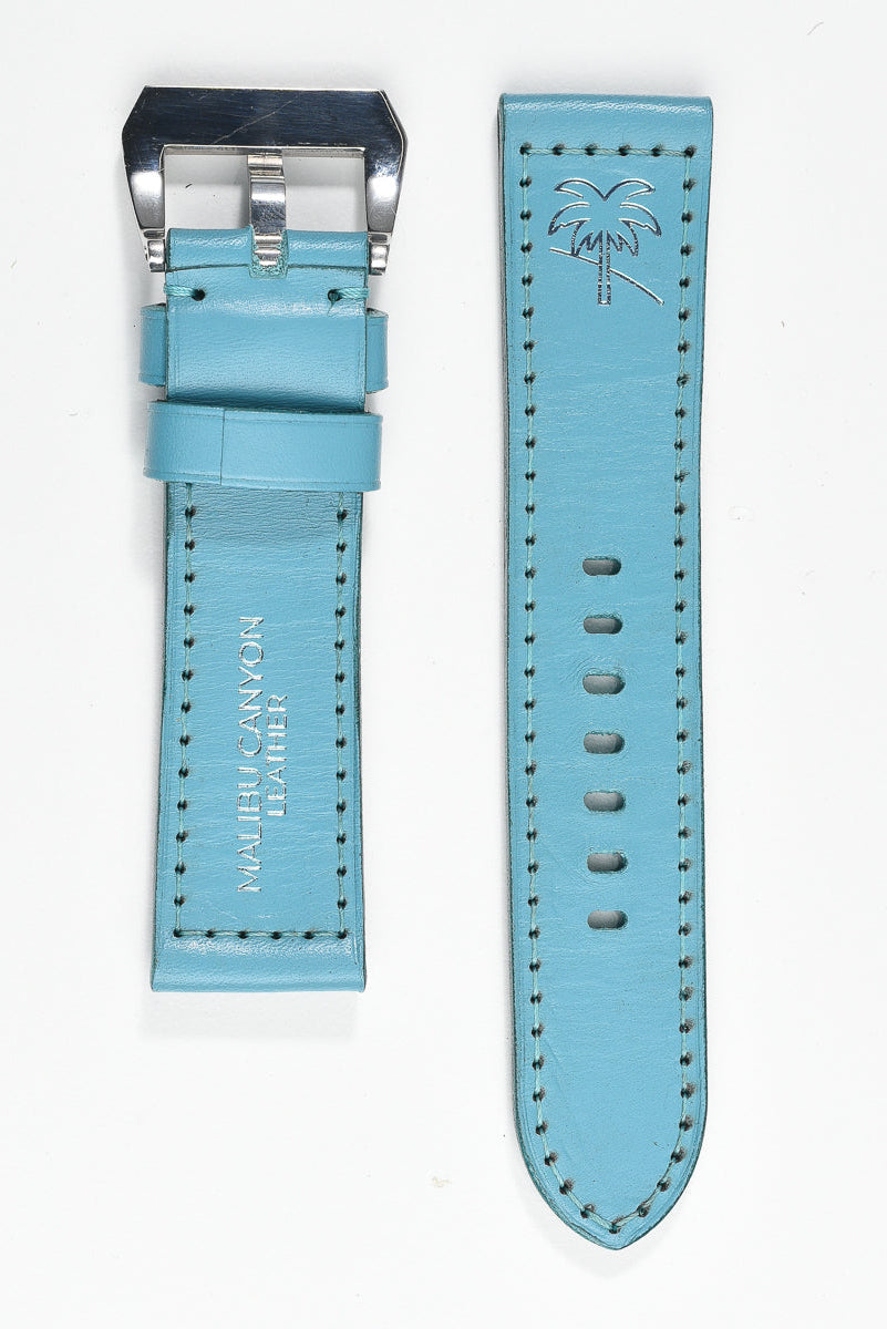 Mulholland Signature Strap – Sky Blue 24mm 130/80mm