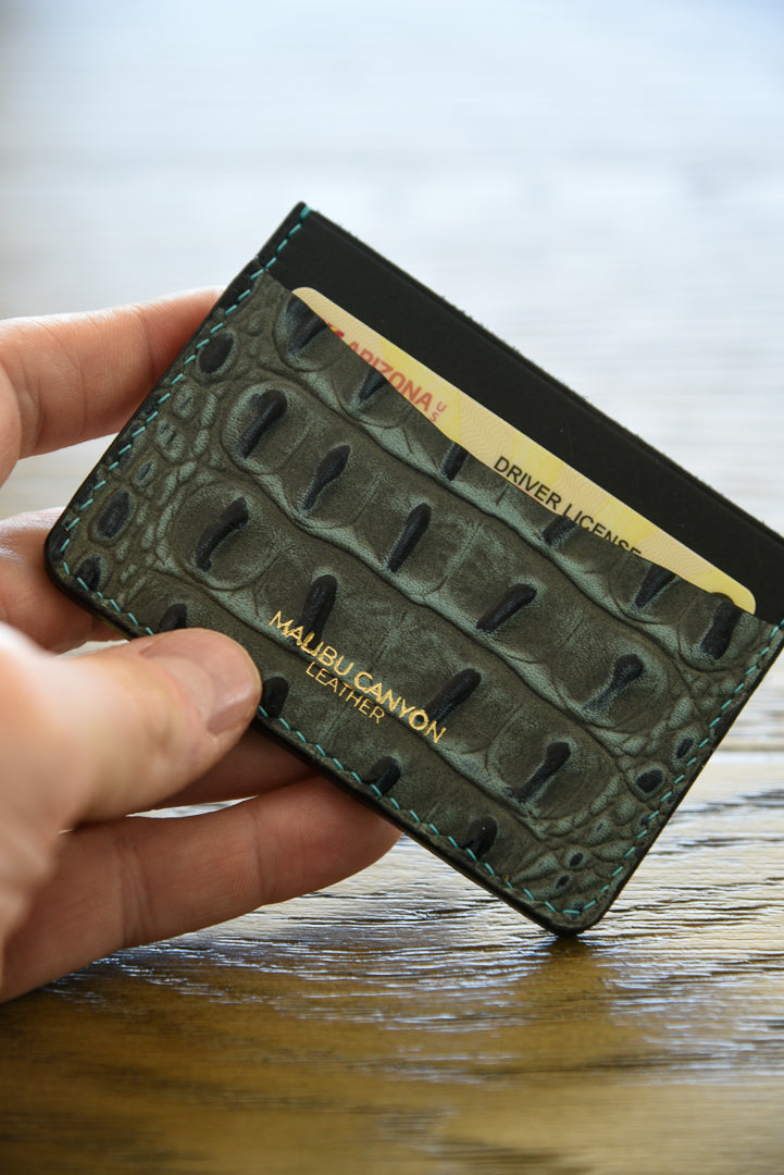Blue Hornback Signature Cardholder