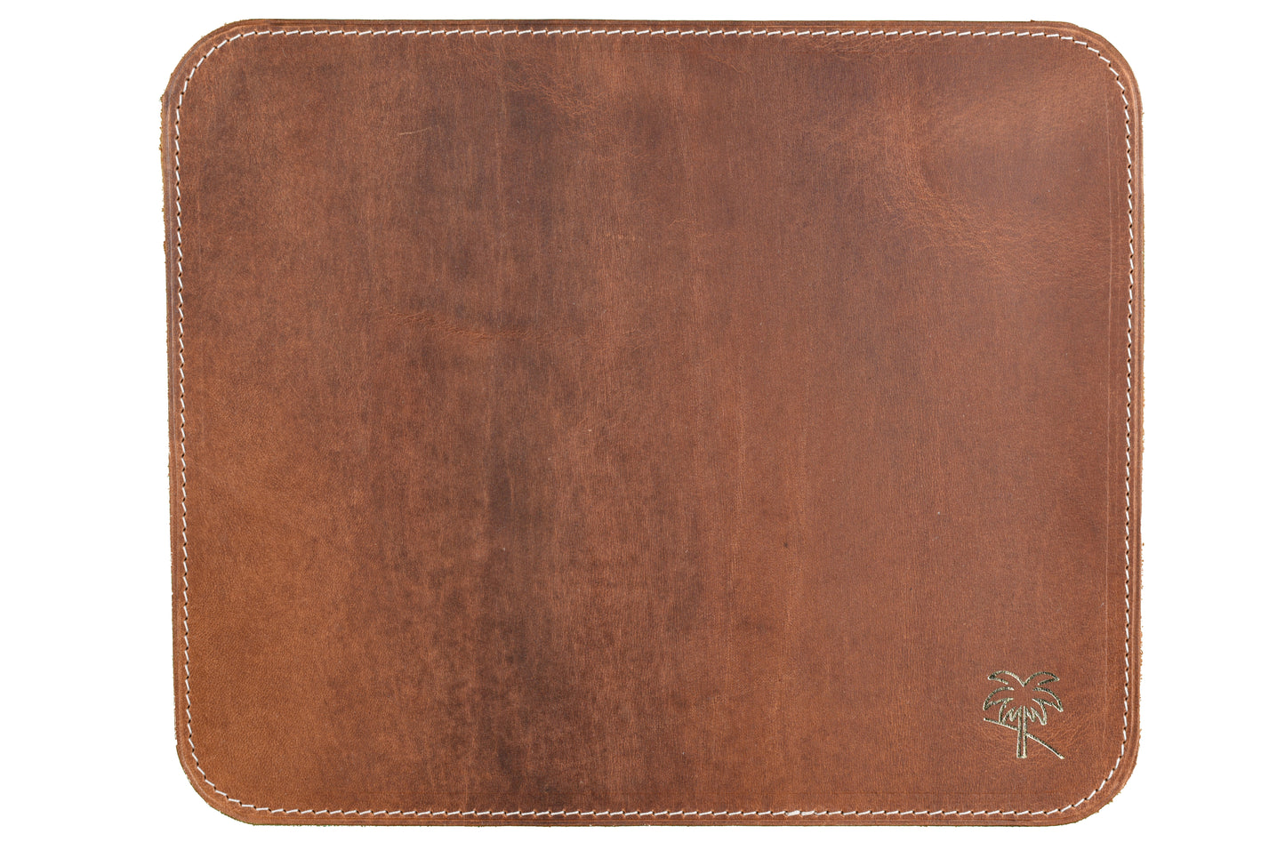 Travel Mouse Pad - Brown Leather